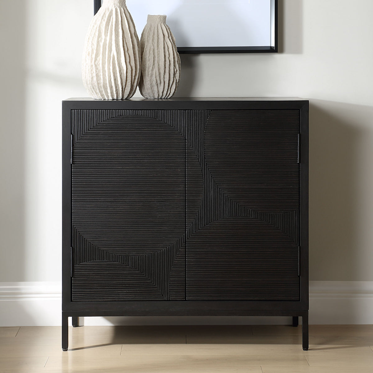 Beswick - 2 Door Cabinet - Black
