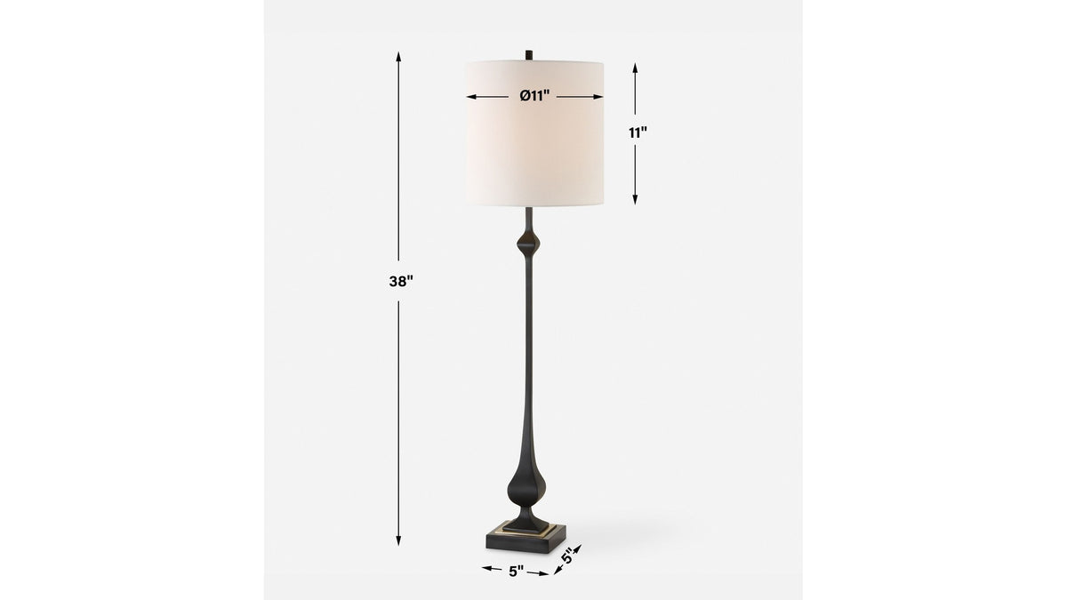 Hightower - Black Buffet Lamp