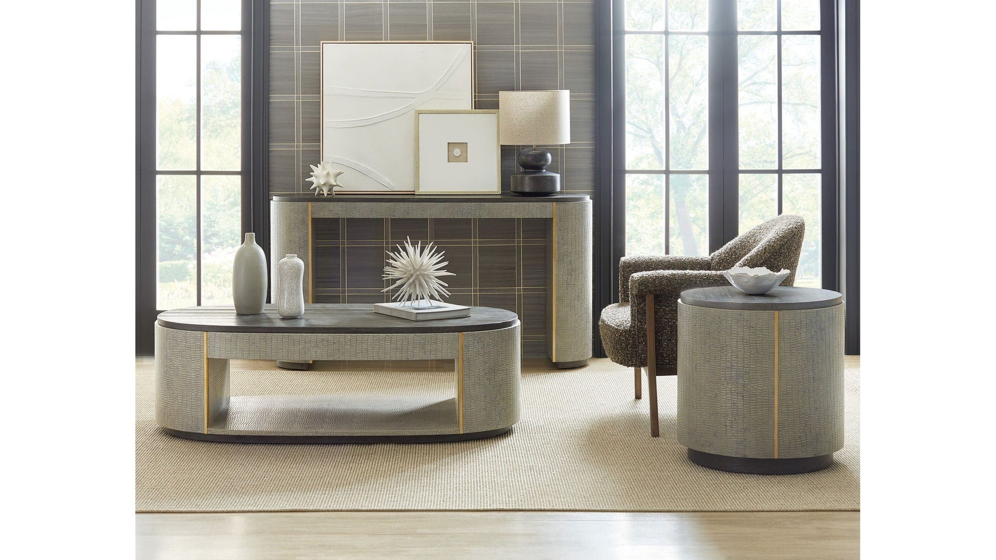Melange - Dylian Coffee Table - Gray