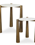 Claridge - Marble Nesting Tables (Set of 2) - White
