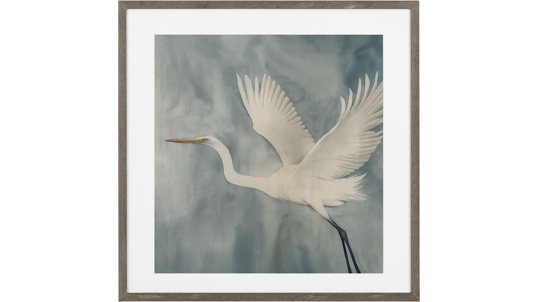 Island - Specter II Framed Print - Blue / White / Black