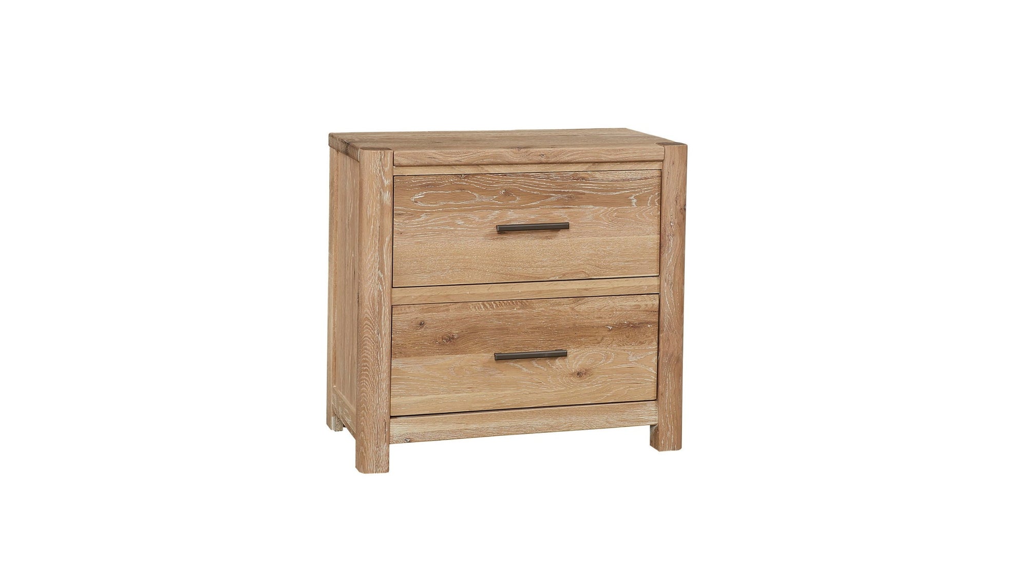 Crafted Oak - Nightstand 2 Drawers