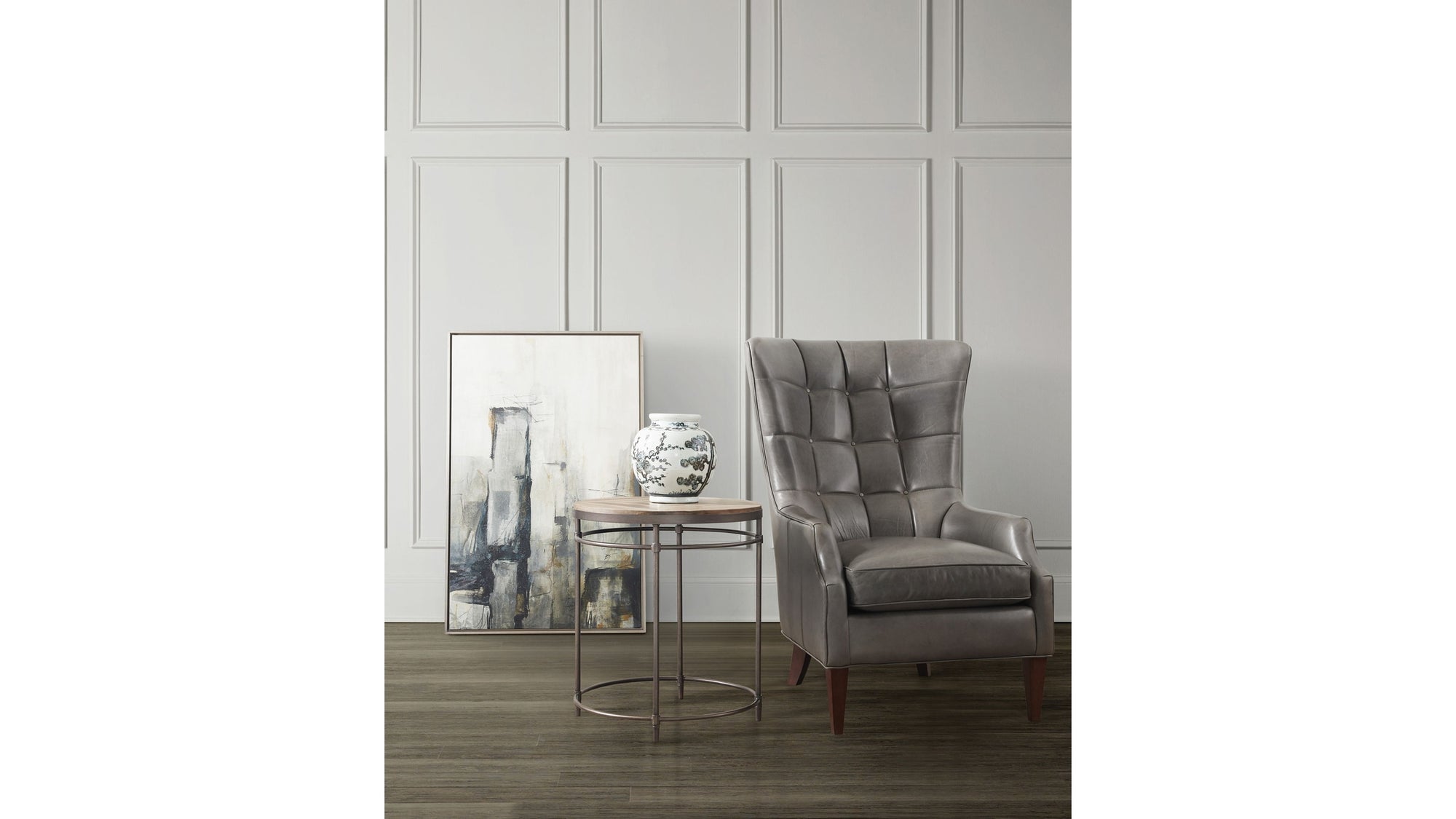 Commerce And Market - Saint Armand Round End Table