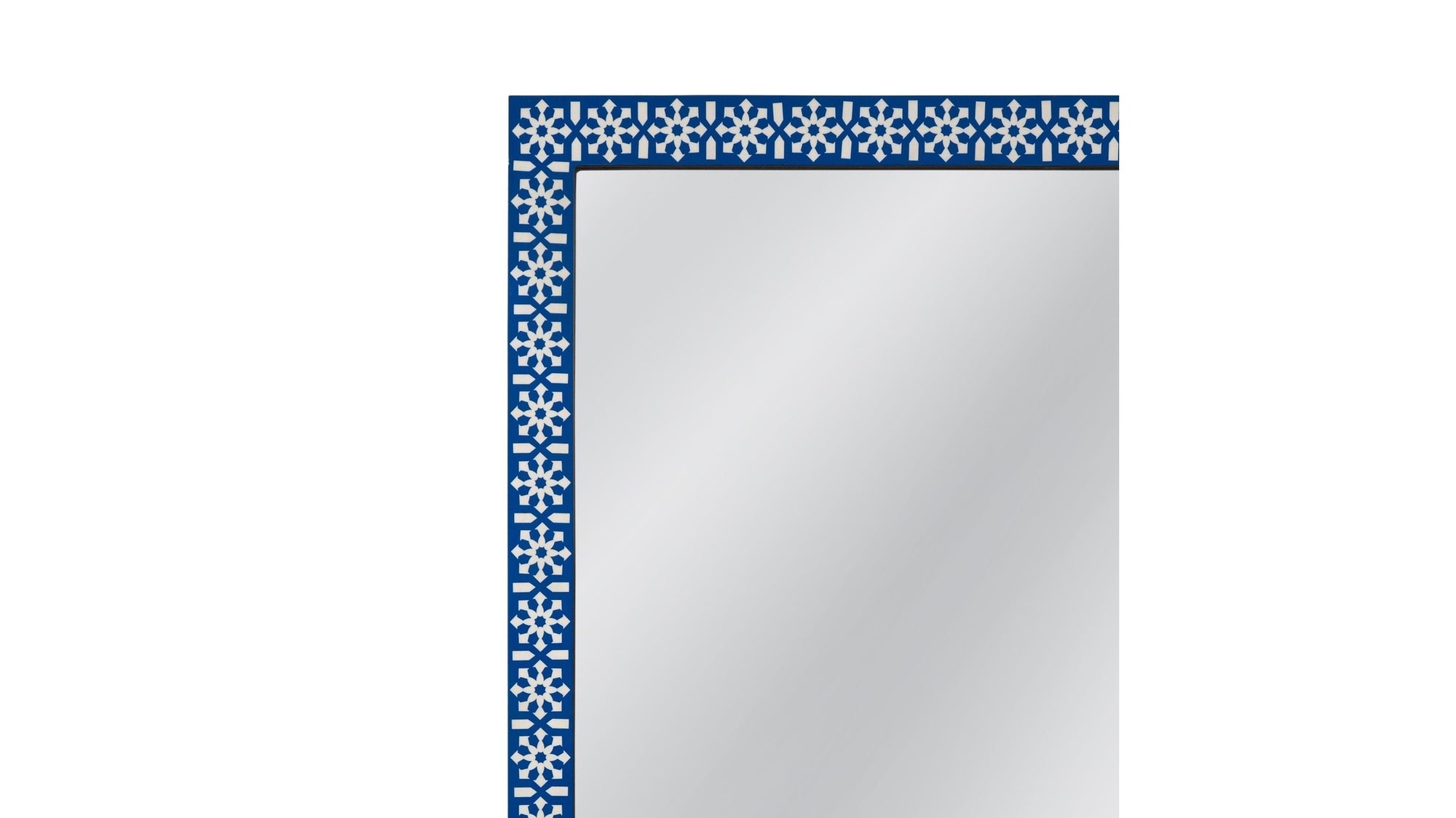 Kamal - Floor Mirror - Blue