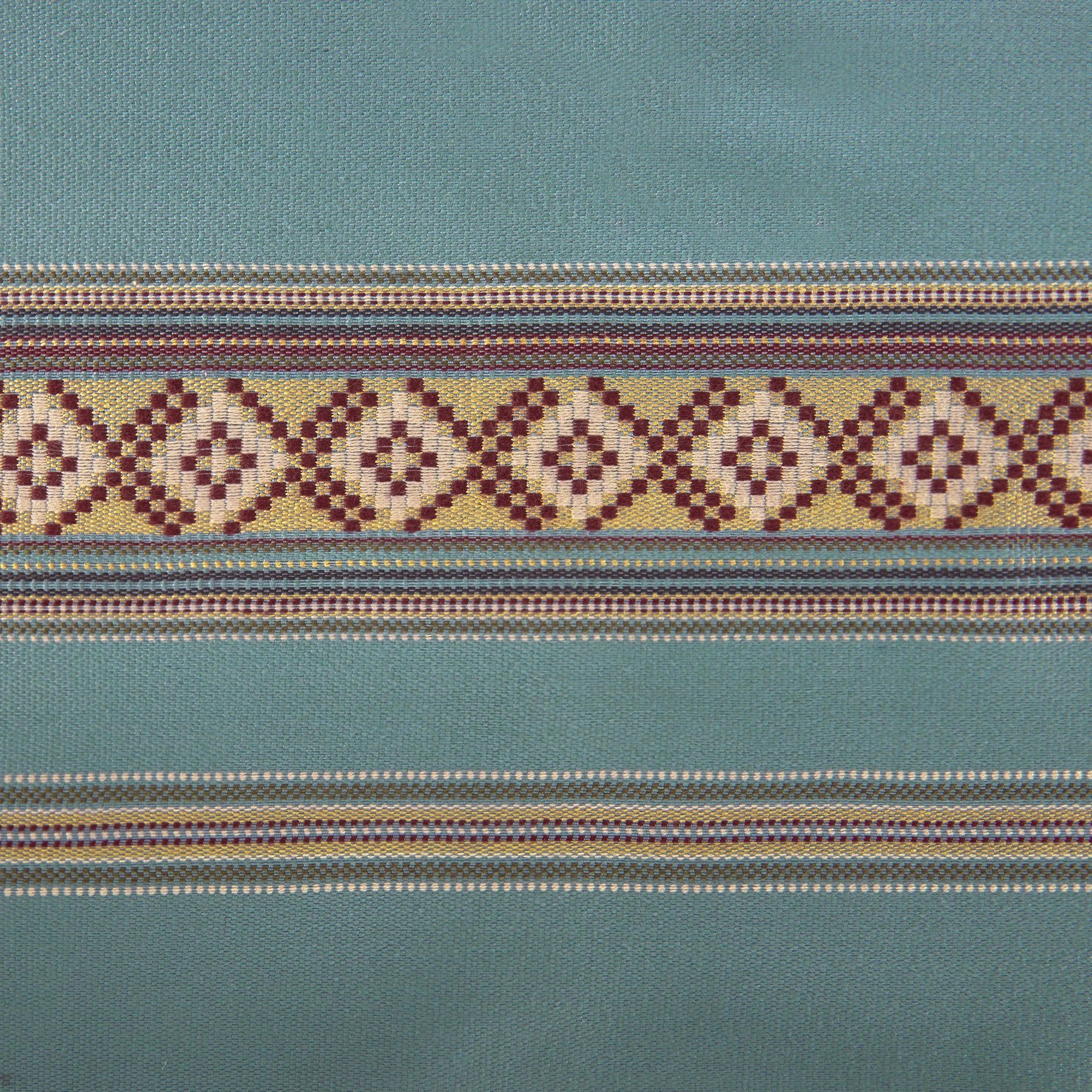 Ruidoso - Queen Comforter Set (Set of 4) - Gold / Red / Blue