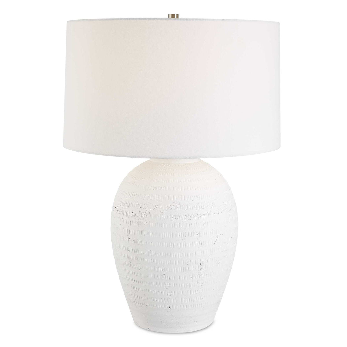 Reyna - Chalk Table Lamp - White
