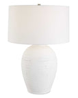 Reyna - Chalk Table Lamp - White