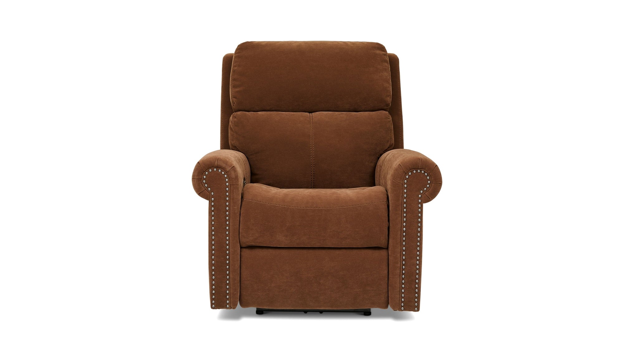 Bernard - Power Recliner With Power Headrest & Lumbar With Nailhed Trim