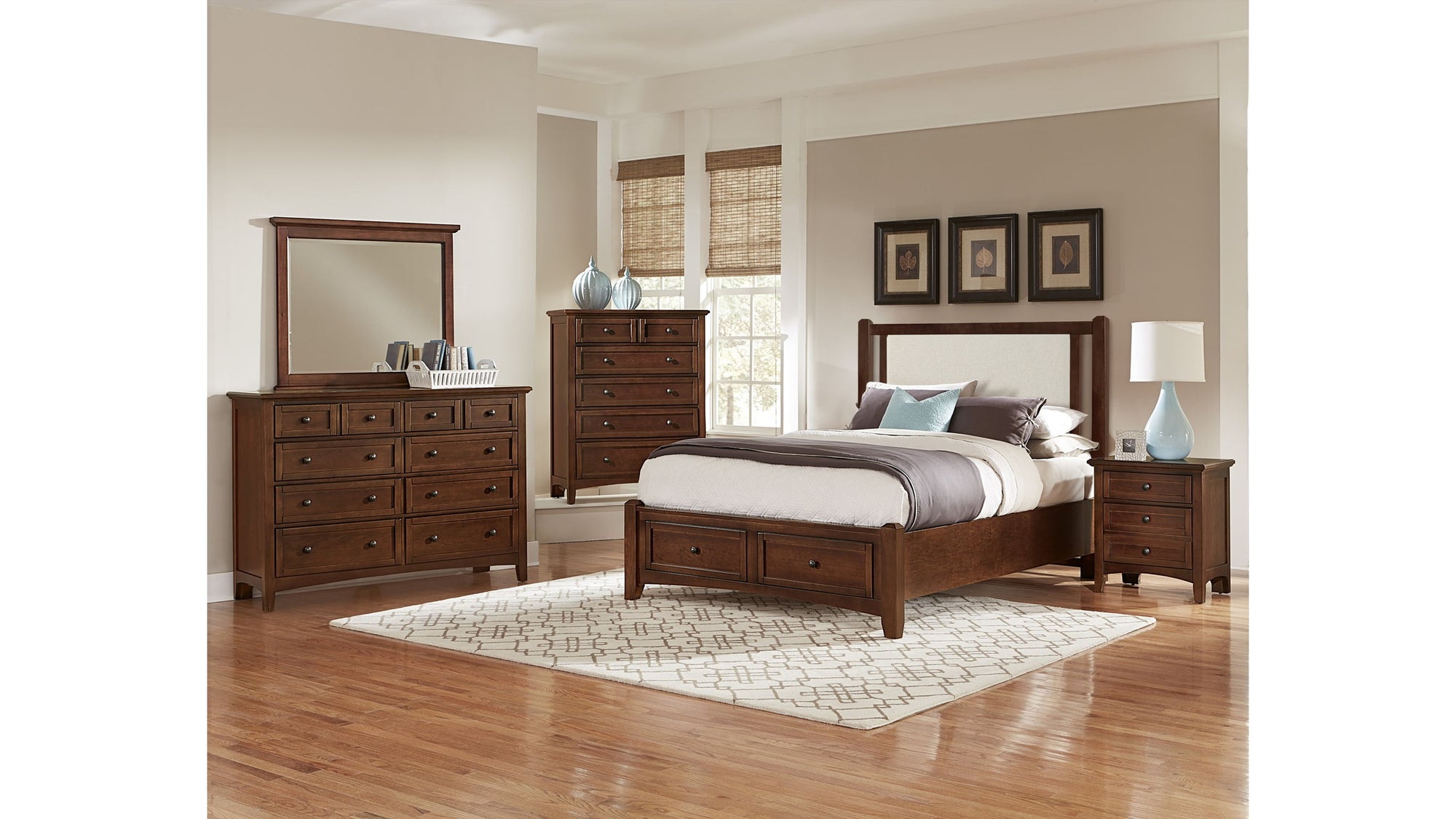Bonanza - Linen Upholstered Bed With Storage Footboard