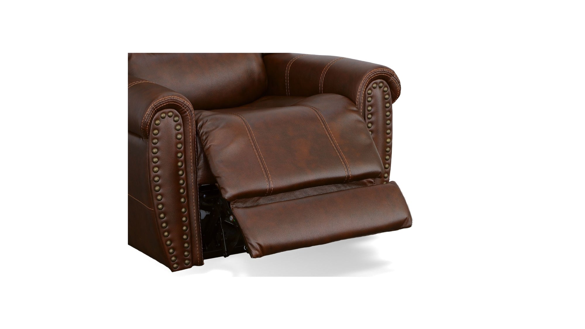 Oscar - Power Recliner With Power Headrest - Pumpernickel