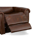 Oscar - Power Recliner With Power Headrest - Pumpernickel