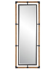 Melville - Iron & Rope Tall Mirror - Light Brown