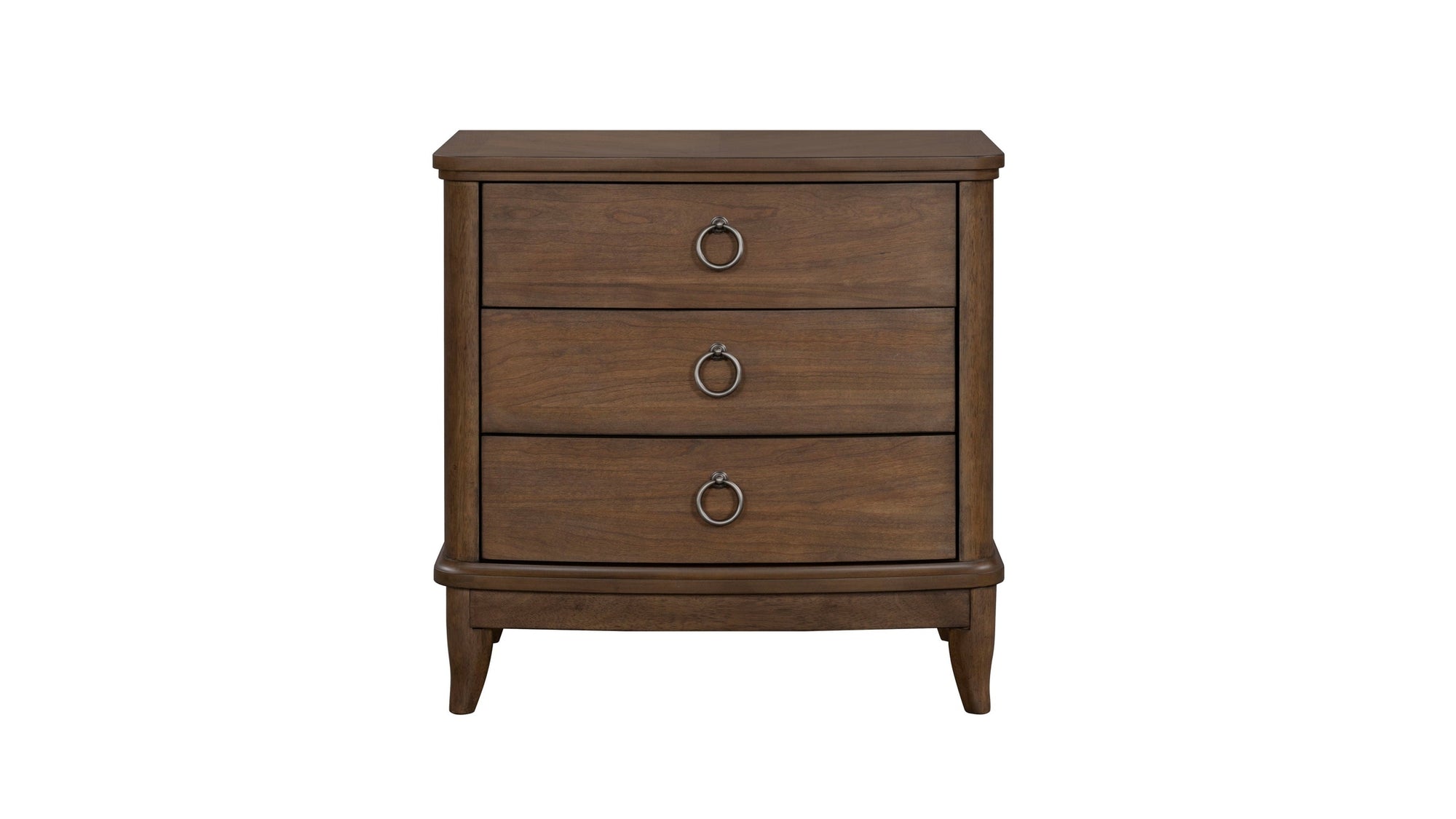 Bellevue - 3-Drawer Nightstand - Whiskey Brown