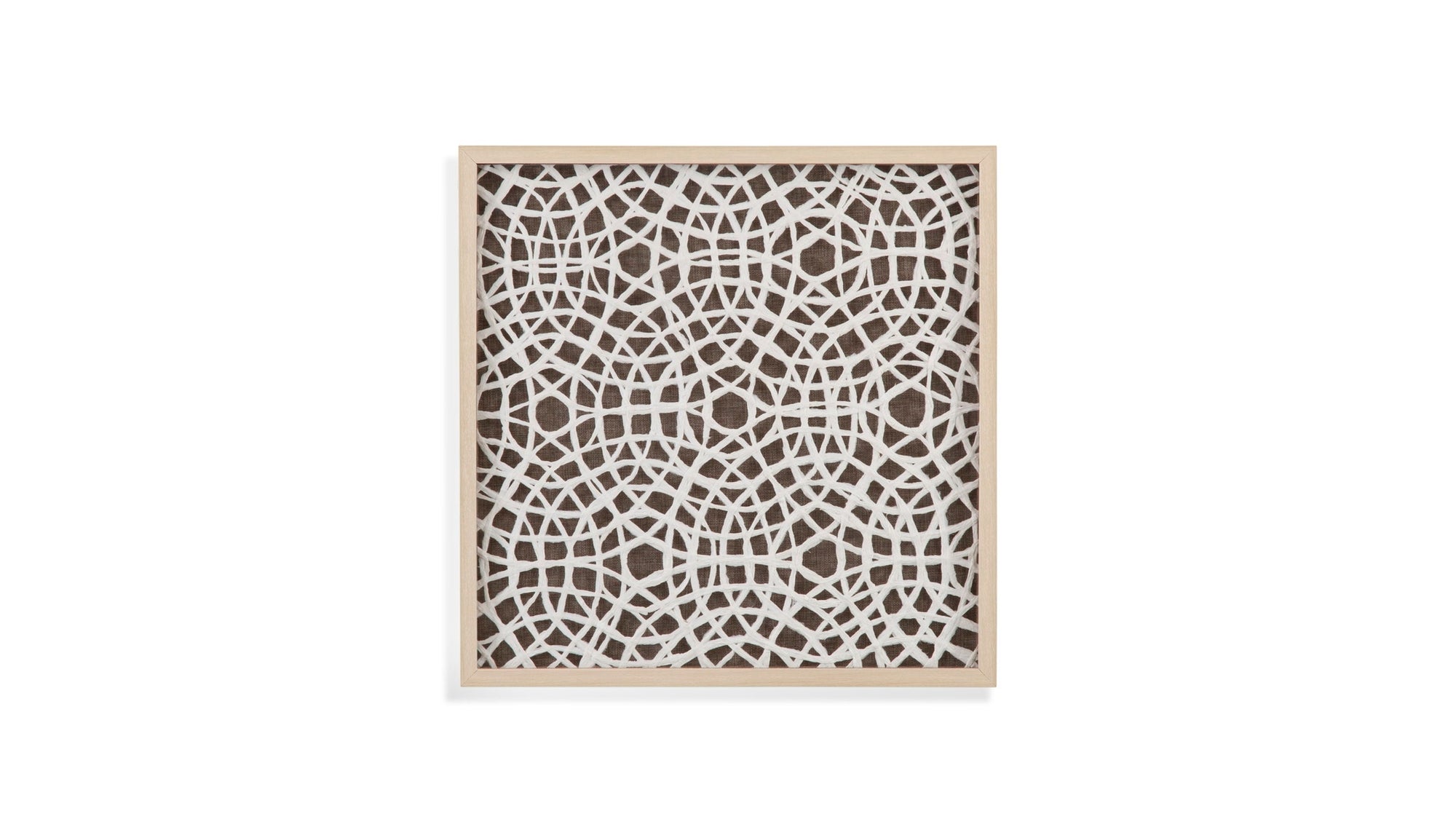 Lined Wall Art - Brown