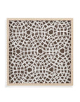 Lined Wall Art - Brown