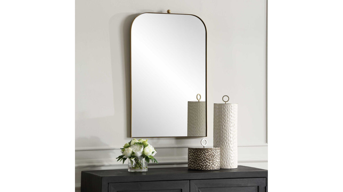 Cassidy - Brass Arch Mirror