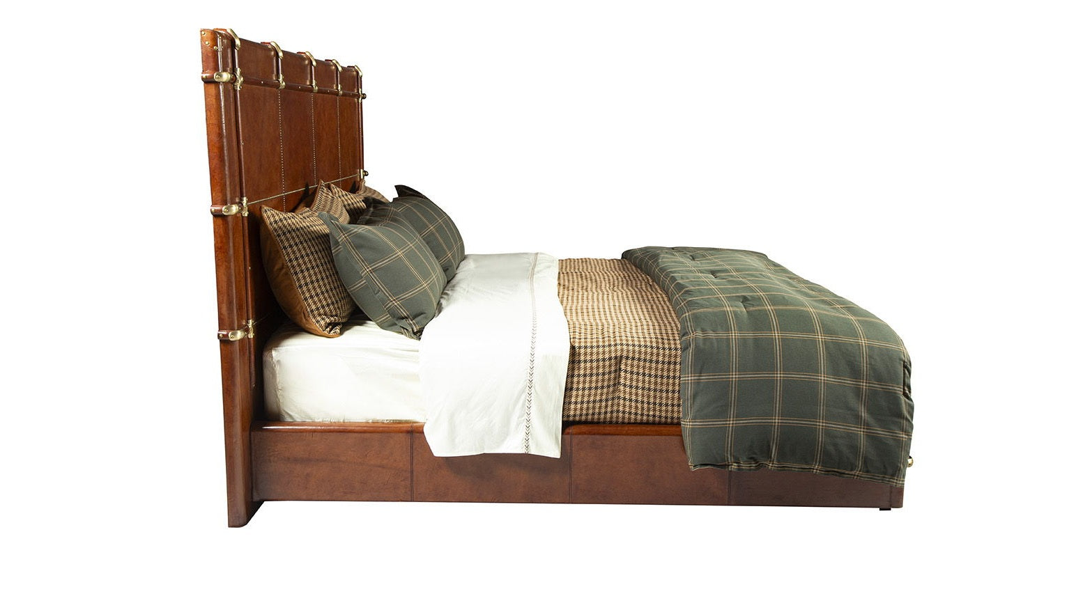 Gentlemen's - King Bed - Dark Brown