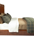 Gentlemen's - King Bed - Dark Brown