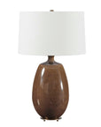 Vinson - Glossy Table Lamp - Brown