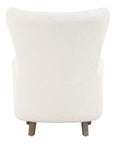 Ingel - Wingback Armchair - White