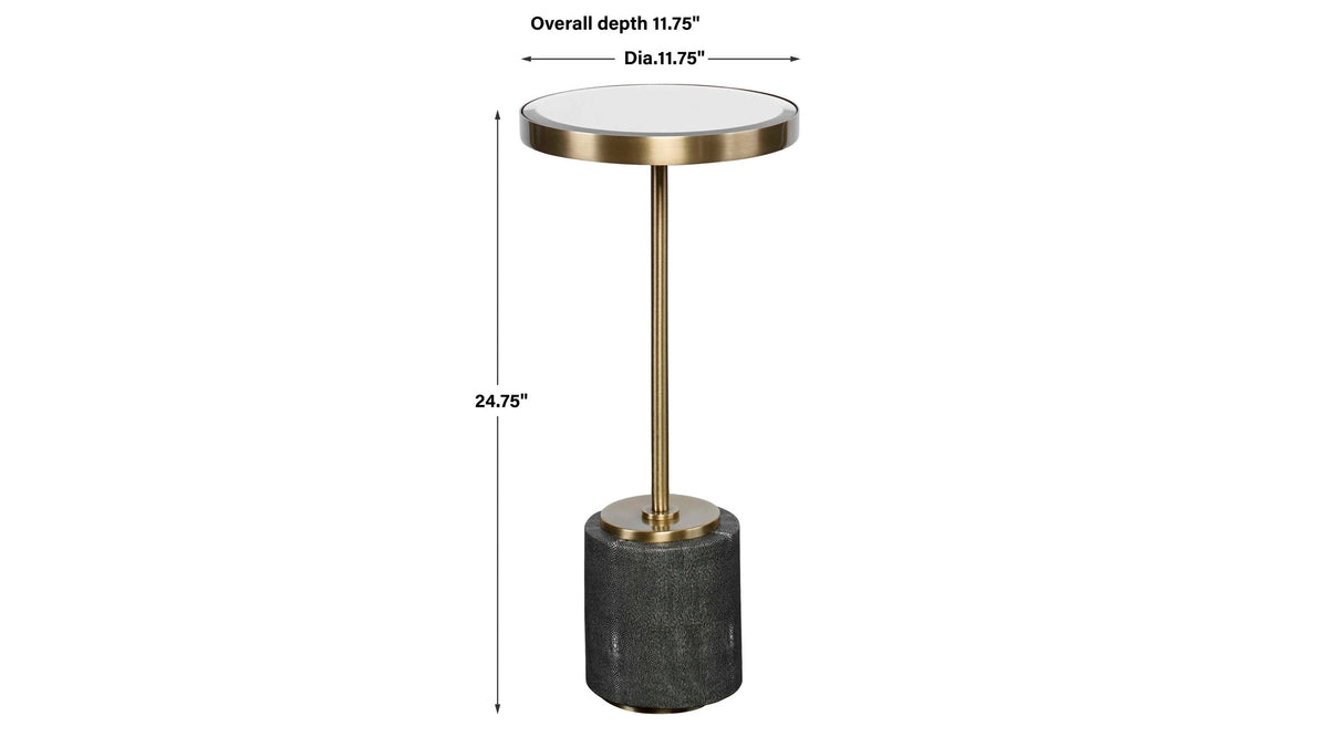 Laurier - Mirrored Accent Table - Gold