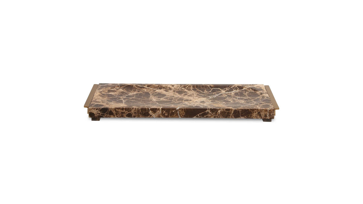Marble Crest - Tray - Light Brown