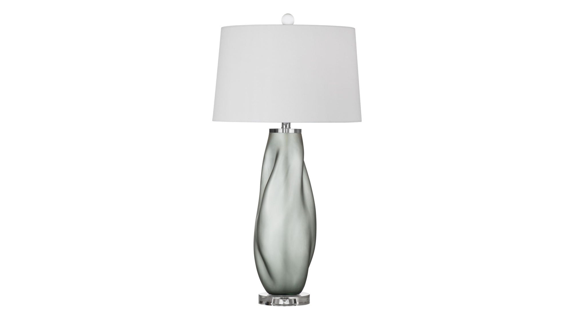 Gabon - Table Lamp - Pearl Silver