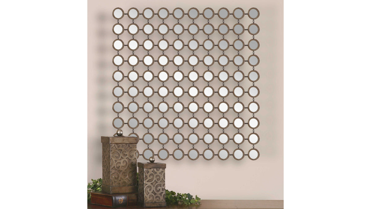 Dinuba - Mirror - Antique Silver Champagne