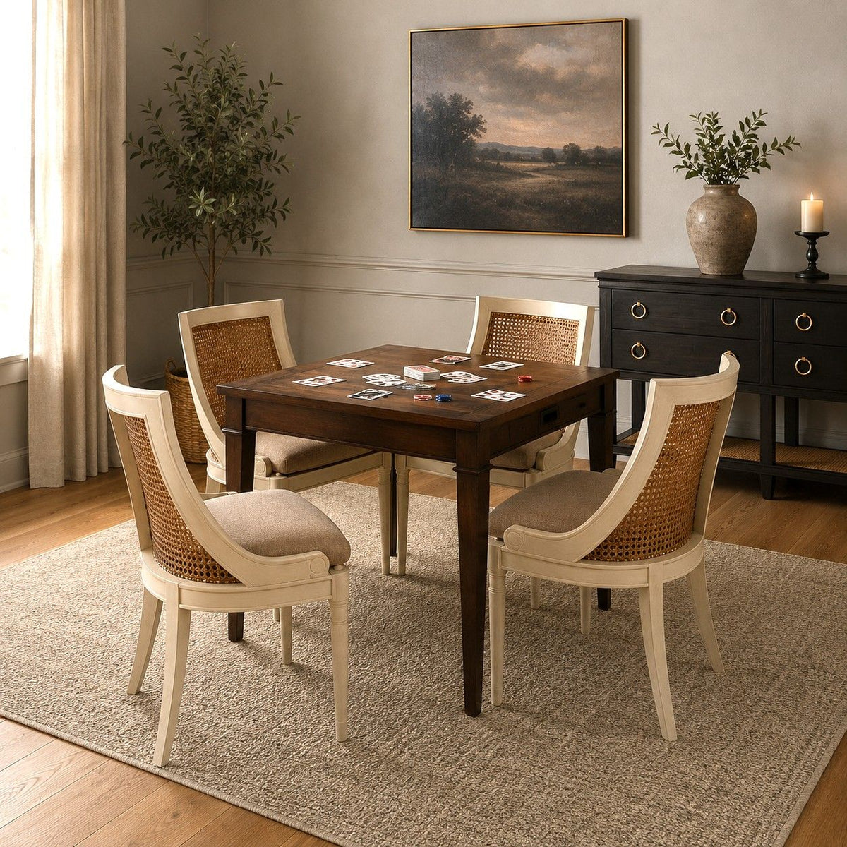 Charlie - Game Table - Dark Brown