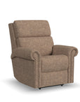 Bernard - Power Recliner With Power Headrest & Lumbar With Nailhed Trim