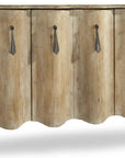 Melange - Draped Credenza - Light Brown
