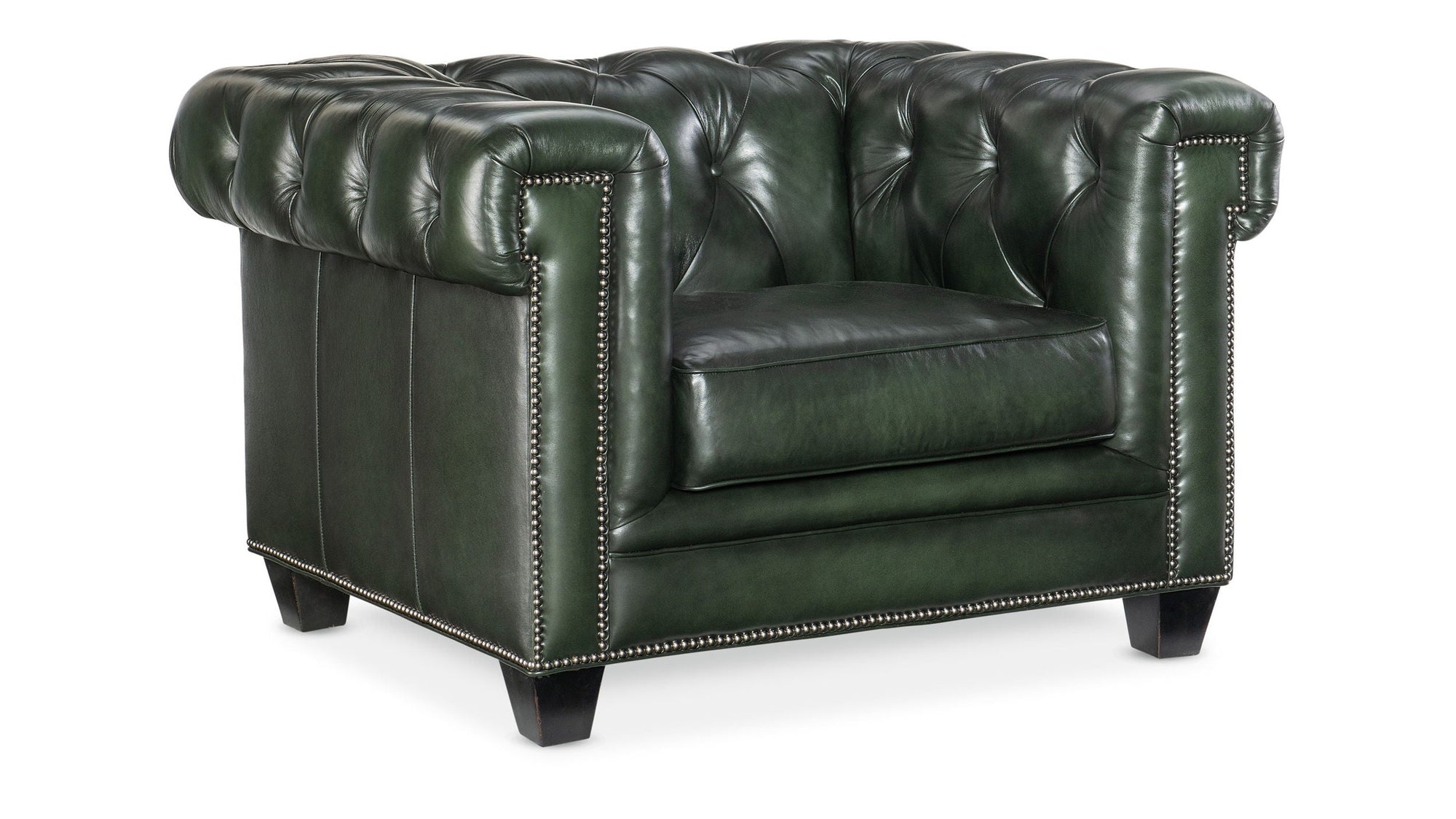 SS - Charleston Tufted Chair - Dark Green