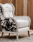 Chalina - High Back Armchair - White