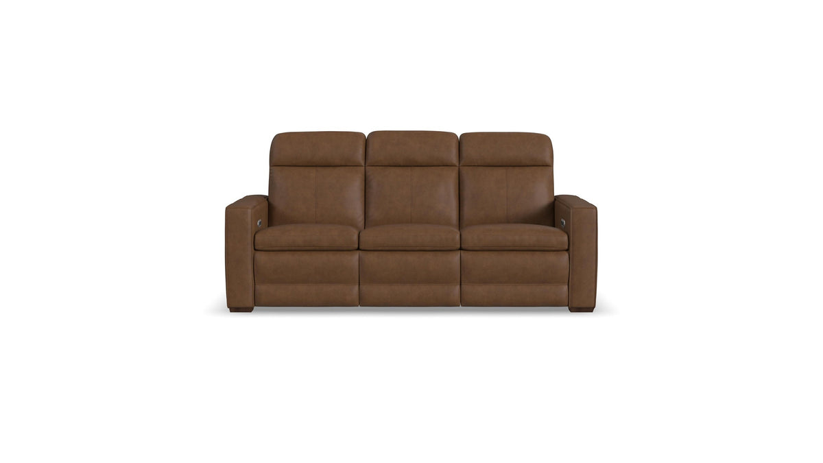Dutch - Power Reclining Sofa With Console, Power Headrest, &amp; Lumbar