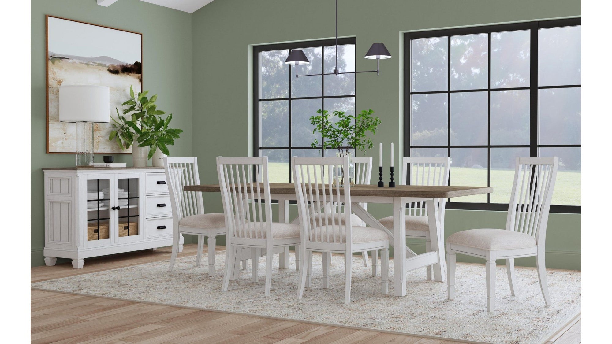 Melody - Upholstered Dining Chair Set of 2 - White