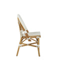 Jade - Side Chair Set of 2 - White / Light Brown