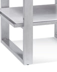 Hessle - Rectangle End Table - Silver