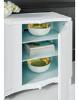 Melange - Corinth 4-Door Entertainment Console - White