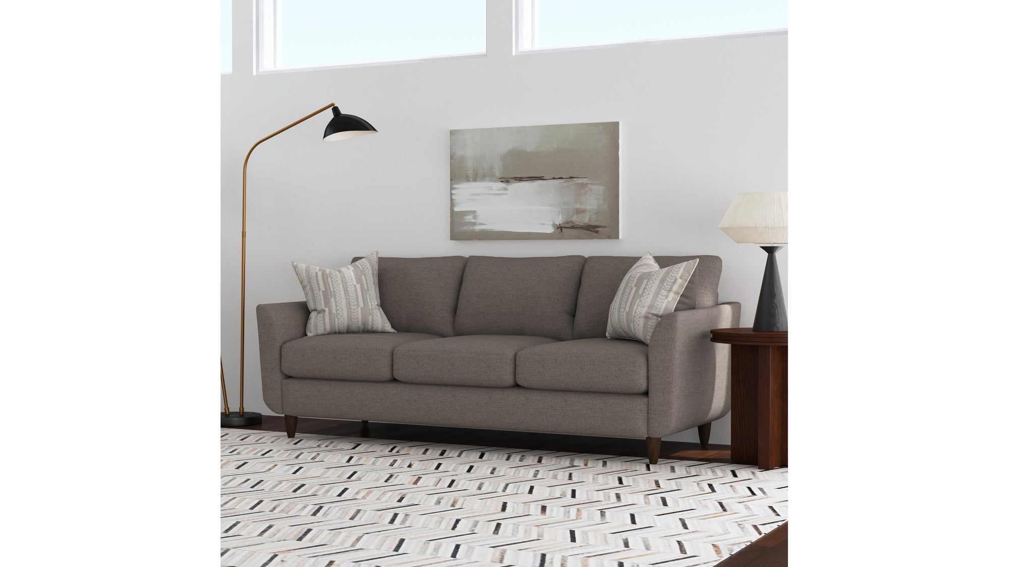 Lewis - Fabric Stationary Sofa