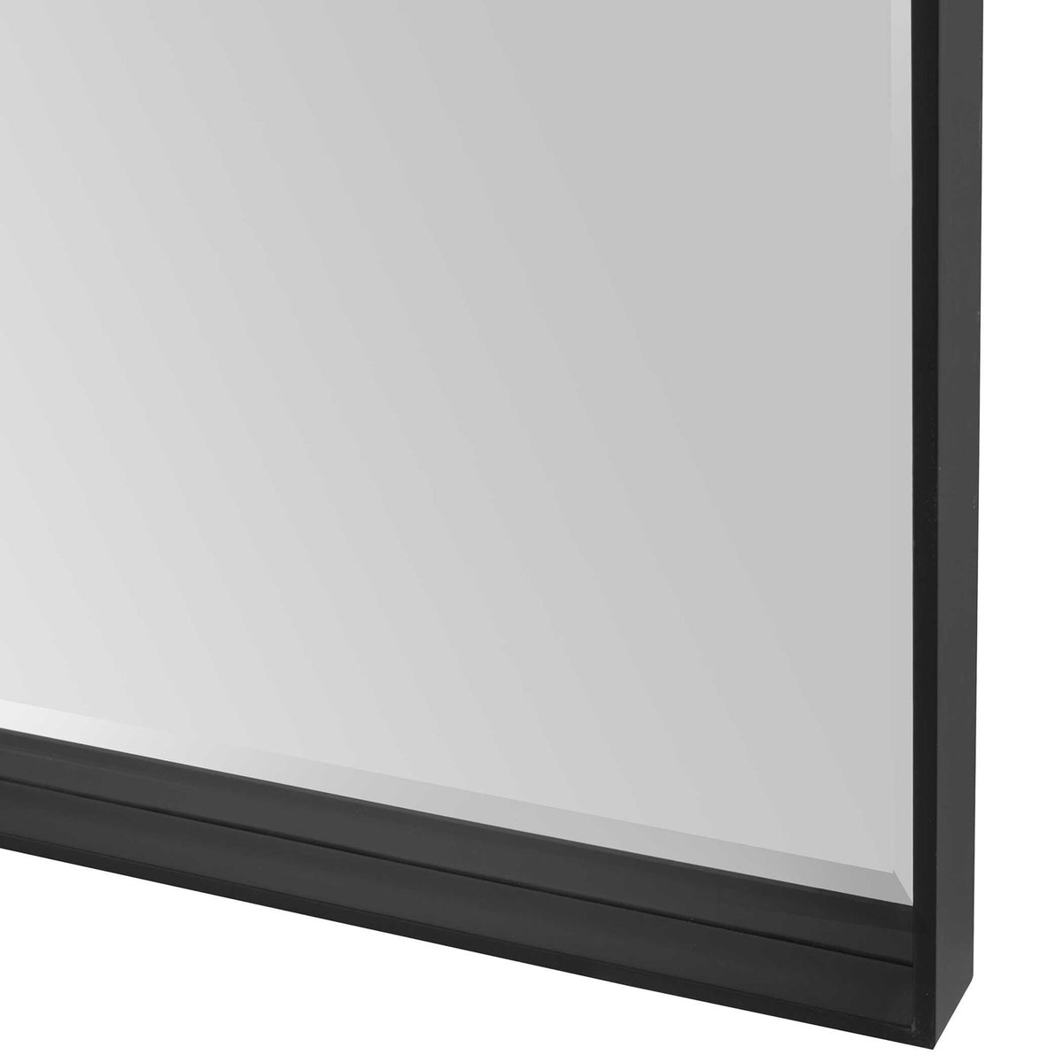 Kahn - Oversized Rectangular Mirror - Black