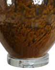 Rye - Glazed Table Lamp - Brown