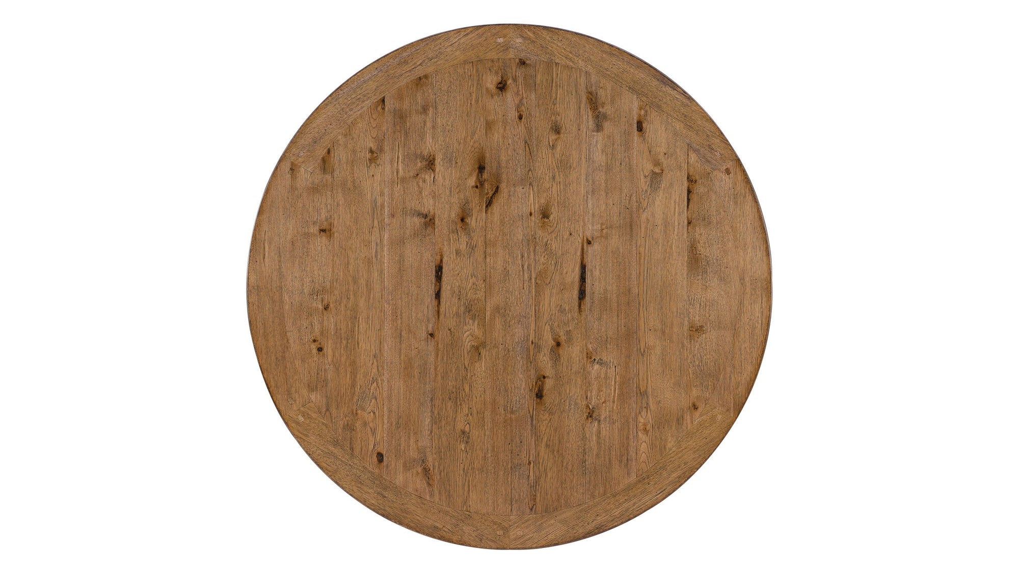 Big Sky - Round Dining Table - Light Brown / Black