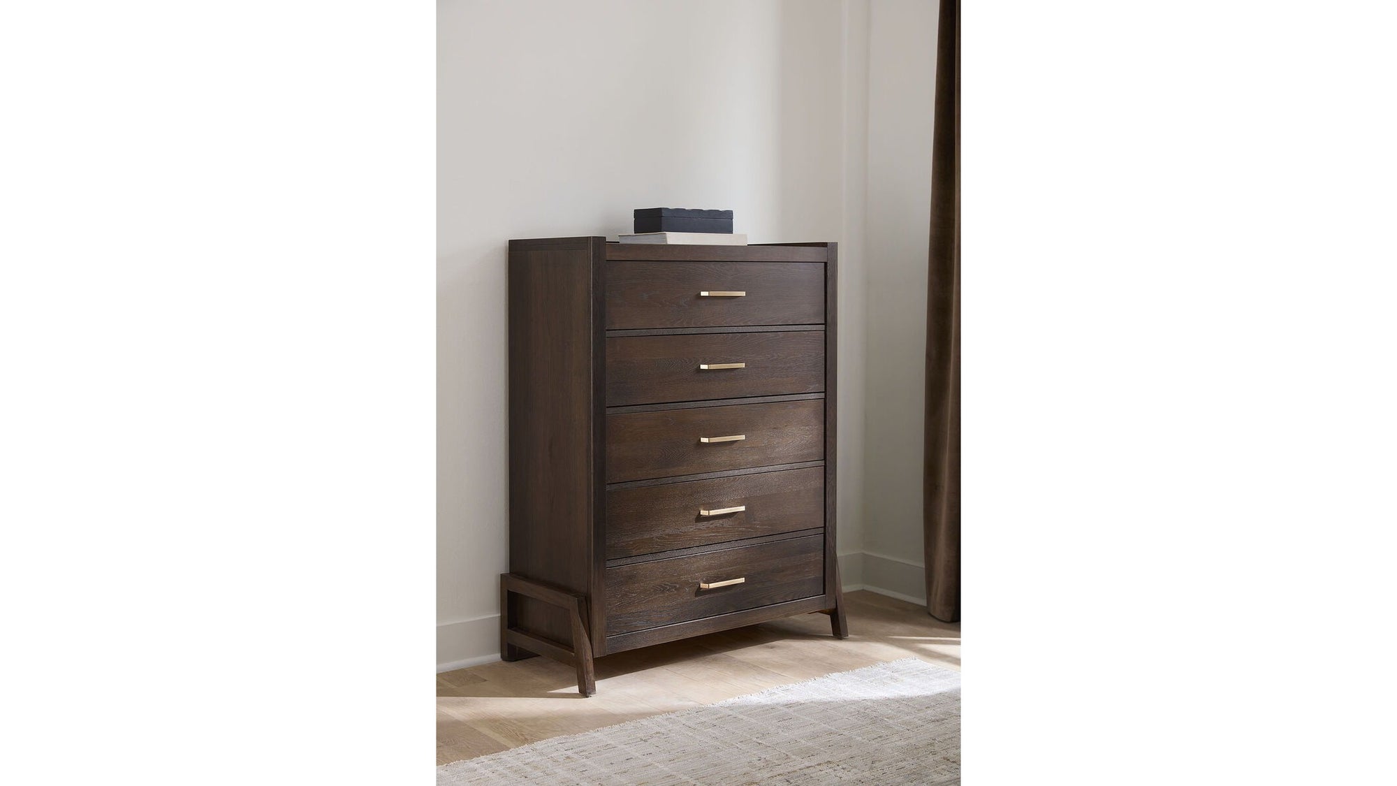 Mercer Street - Chest 5 Drawer - Dark Roast
