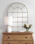 Barwell Arch - Window Mirror - Silver