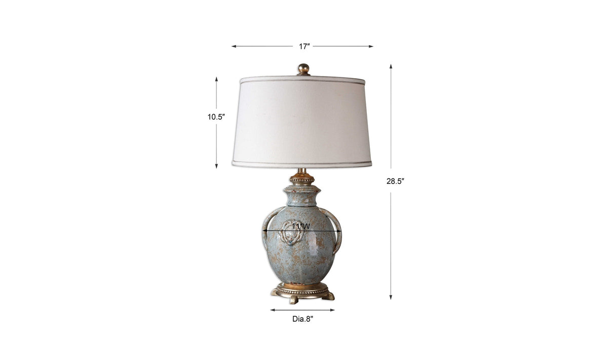 Cancello - Glaze Lamp - Blue