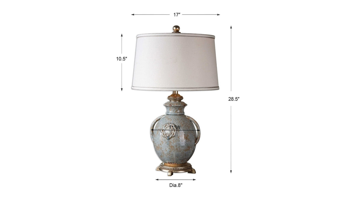Cancello - Glaze Lamp - Blue