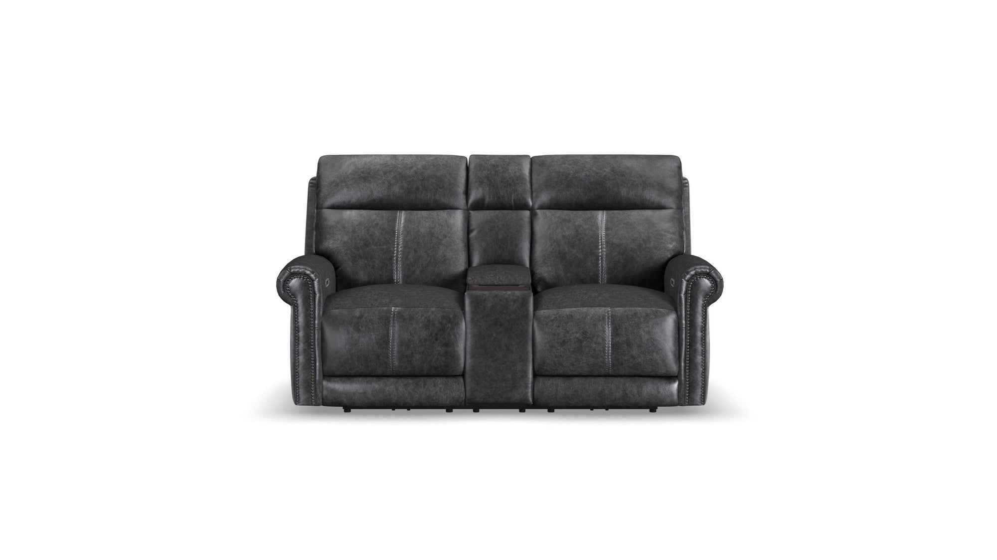 Alexander - Power Reclining Loveseat With Console, Power Headrest & Lumbar