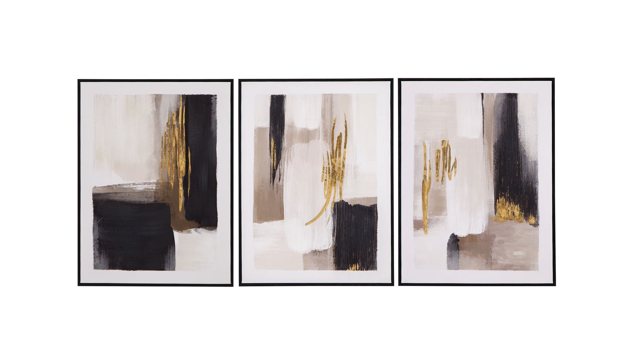 Journey Canvas Art Set of 3 - Beige