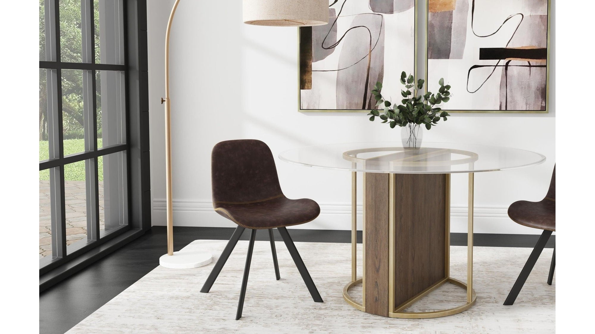 Stefan - Dining Table - Champagne