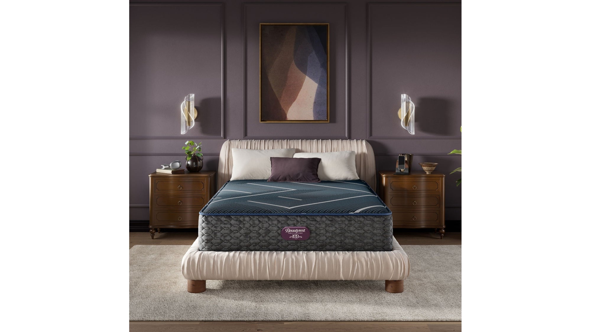 Beautyrest World Class - Level Four Hybrid Plush Mattress